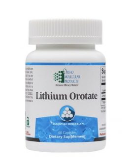 Ortho Molecular Lithium Orotate 60 Capsules FRESH& FAST SHIP