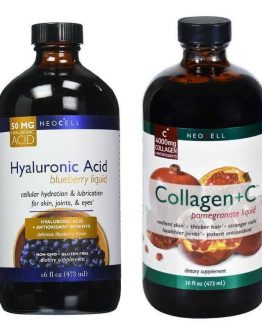 MEJORES + Colageno Liquido + Vitamina C + Acido Hialuronico Restauracion Celular