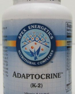 Apex Energetics: Adaptocrine K-2 90 Caps Mfg date: 06/18