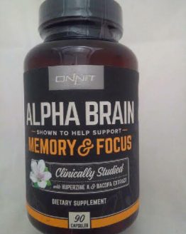 Onnit Labs Alpha Brain MEMORY-FOCUS - 90 caps  FAST SHIPPING!