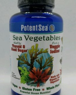 PotentSea Sea Vegetables Whole Plant Vegan Gluten-Free 530mg 90 Capsules