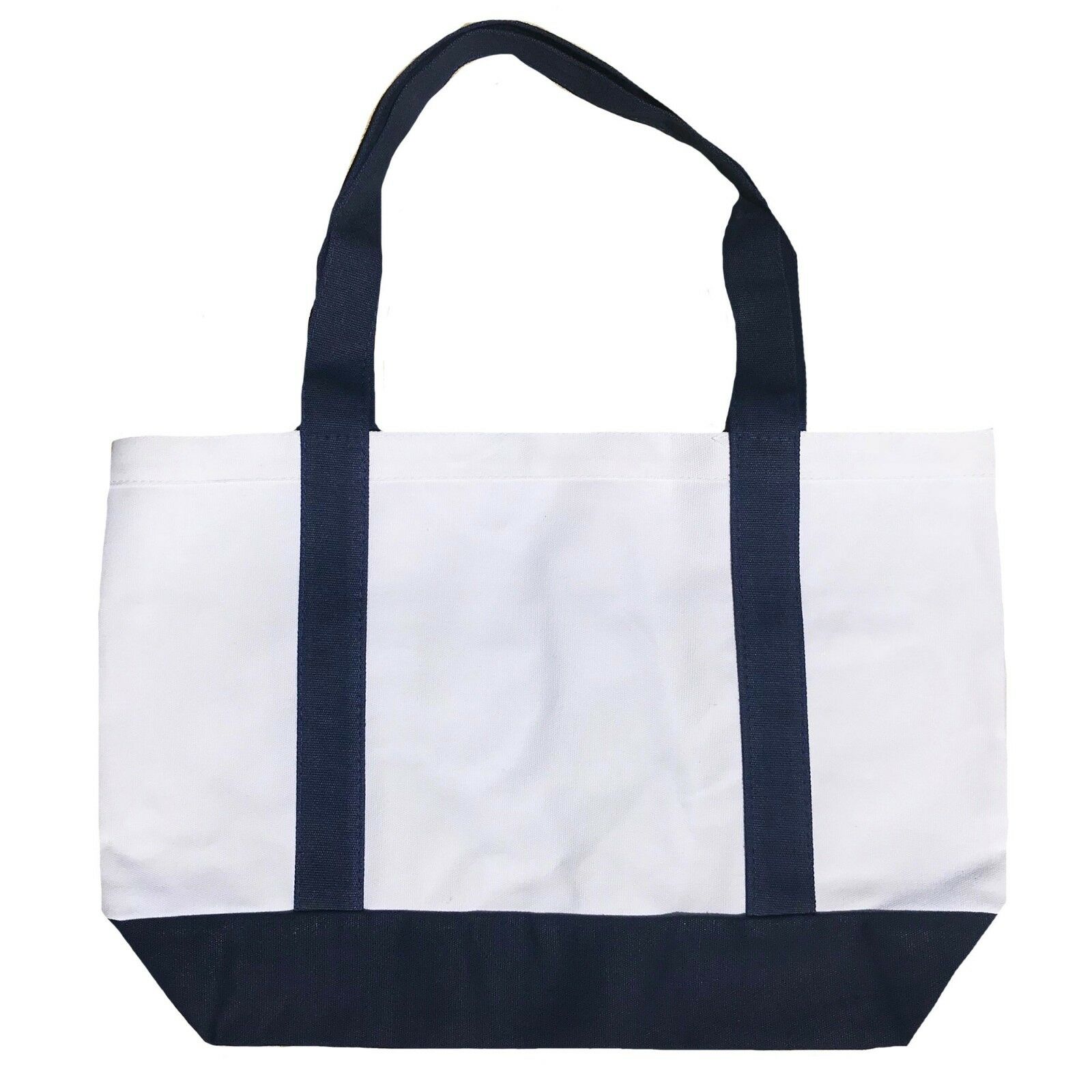 Cotton Canvas Reusable Grocery Shopping Kitchen Beach Tote Bags Gusset ...