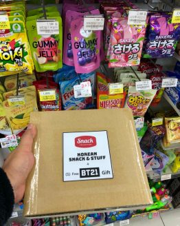Kfood Korean Random Snack Box Chips/Pies/Jellies/Candies/Snacks + BTS BT21 gift