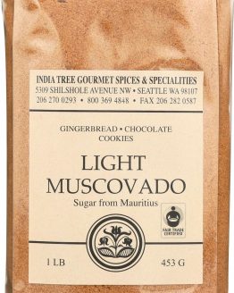 INDIA TREE-GOURMET SPICES & SPECIALTIES LIGHT MUSCOVADO SUGAR, Pack of 6 ( 16...