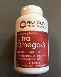 Protocol For Life Balance Ultra Omega-3 500 EPA/250 DHA 180 Softgels