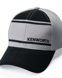 Kenworth Trucks Striped Gray & Black Crown Cap
