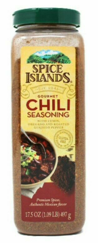 1 Bottle Spices Islands Chili Seasoning Powder 17.5 oz 1.09 LB Bottle ...