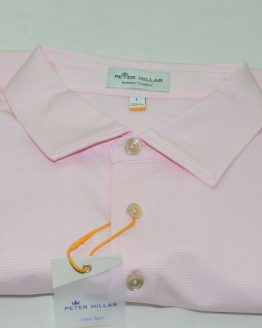 $98 NWT Peter Millar Summer Comfort Men's Dry Fit Short Sleeve Polo Shirt L