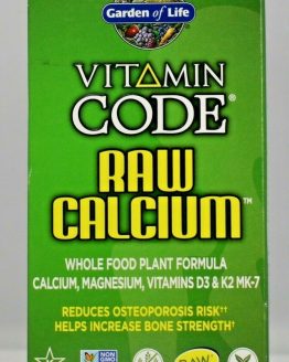 Raw Calcium 60 Caps Vitamin Code Whole Food Vegan Calcium Garden Of life Vegan
