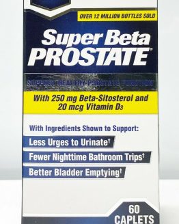 New Vitality Super Beta Prostate Support Healthy Supplement 60 Caplets 12/21+