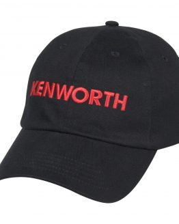Kenworth Trucks Motors Black & Red Contrast Undervisor Trucker Cap
