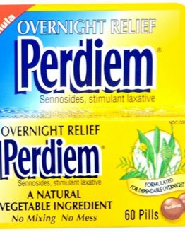 Perdiem Pills Overnight Relief 60 Each (Pack of 6)