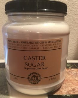 INDIA TREE-GOURMET SPICES & SPECIALTIES CASTER SUGAR, 3 lbs Superfine BBD 4/1/26