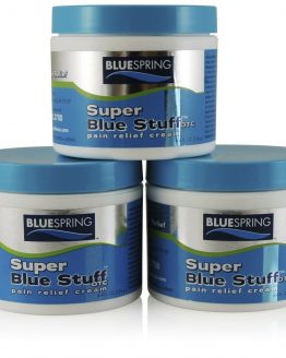 Super Blue Stuff OTC Pain Relief Cream 4 oz. jar (Pack of 3)