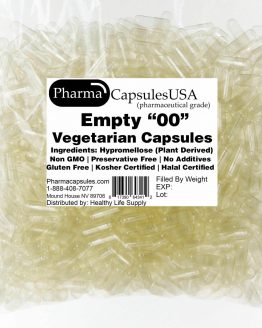 EMPTY VEGETARIAN Capsules Empty Vegan Caps Sizes 00 0 Quantity of 100-10,000