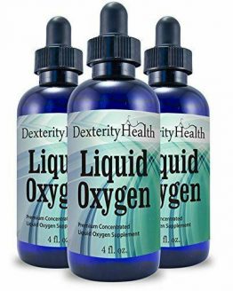 Liquid Oxygen Drops 3-Pack of 4 oz. Dropper-Top Bottles Vegan 100% Pure USA