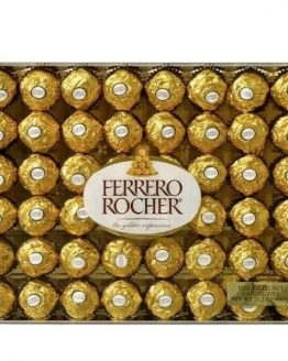 Ferrero Rocher Fine Hazelnut Chocolates, 48 Count, Chocolate Gift Box Valentines