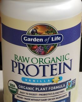 Garden of Life-Organic Vegan Raw Protein Powder-Vanilla-27 Servings-3/ exp.