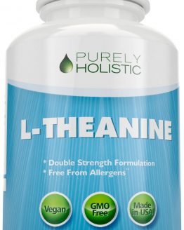L-Theanine 0mg Anxiety, Stress 180 Vegan Capsules 6 Month Supply high Strength