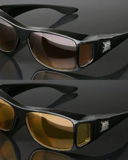 Fit Over Sunglasses with Side Shield Cover Over Prescription EyeGlasses