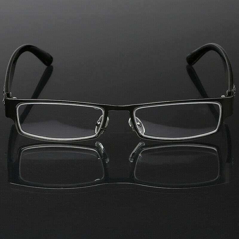 Rectangular Frame Clear Lens Non Prescription Men Women Performance Eye Glasses