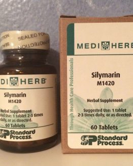 Milk Thistle Silymarin By Standard Process MediHerb 60T - Highest Quality 