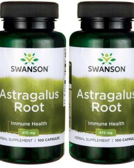 Swanson Astragalus Root 470 mg 4X 100 Caps Energy Boost Immune System + Bonus