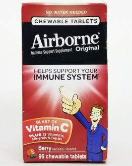 Airborne Original Immune System Chewable Tablets - Berry Flavor 96 Count