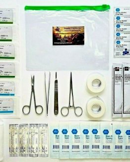 47pc Advanced Surgical Suture Kit - 3 types of Sutures - BUG OUT  BAG SURVIVAL
