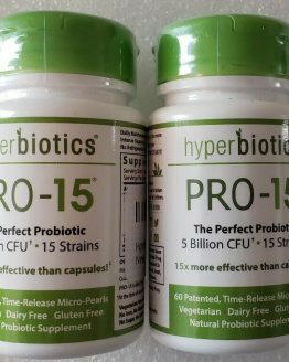 Lot of 2 HyperBiotics PRO-15 Probiotics for Digestive, Immune, Energy, Mood 60