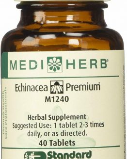 Standard Process - MediHerb - Echinacea Premium -40 Tabs - Made In USA - #M1240