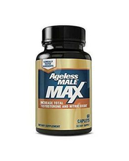 Ageless Male Max Total Testosterone & Nitric Oxide Booster for Men - 1 Pack