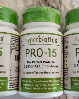 Lot of 3 HyperBiotics PRO-15 Probiotics for Digestive, Immune, Energy, Mood 60