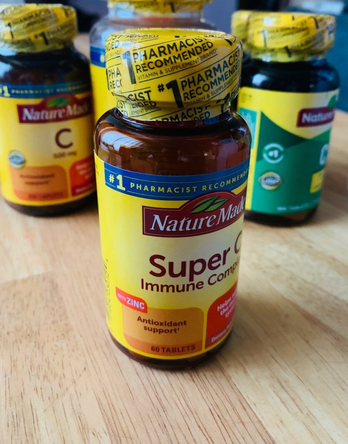 NATURE MADE SUPER C IMMUNE COMPLEX 60 CT VITAMIN C WITH ZINC D3 A & E