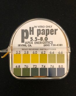 Apex Energetics pH paper 5.5-8.0 Single Roll Dispenser