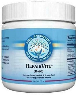 Apex Energetics K-60 REPAIRVITE (173g) Enzyme-Based Herbal  Amino Acid Dietary